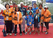 Day3 - Malaysian waterski team with CDM Moira Tan, OCA Tan Sri Dr Jega & wife